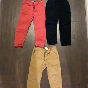 Boy chino pants 4T - set of 3
